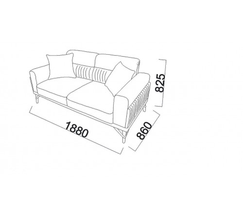 Двухместный диван Валенсия (Valencia) Беллона Двухместный диван Валенсия (Valencia) Беллона