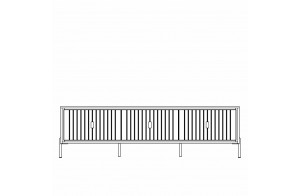 Тумба под телевизор в гостиную Люксор МН-042-05