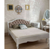 Двуспальная кровать Авиньон MUR-111-01/1 с каретной стяжкой