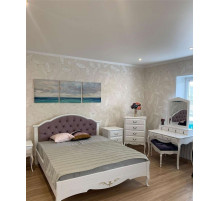 Двуспальная кровать Флоренция MUR-112-01/1 с каретной стяжкой